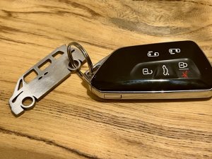 Keychain - VW ID. BUZZ Silhouette Design